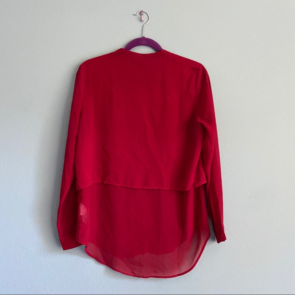 Banana Republic Tiered Chiffon Shirt - Picture 7 of 7